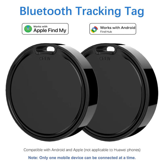 New Dual System Tracker for iOS or Android Bluetooth Tracking Tag Item Locator work with iOS Find My or Google Find Hub App