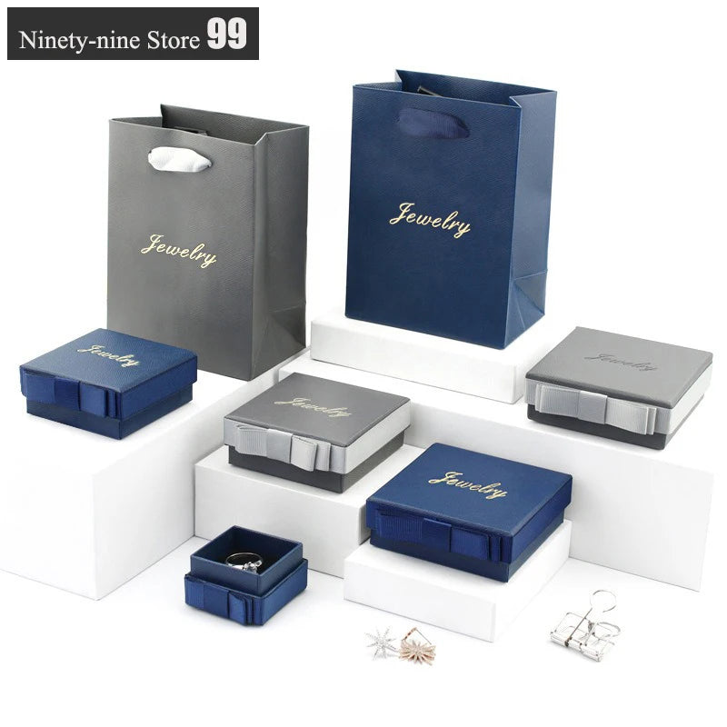 Wholesale China Earring Display Ring Pendant Bracelet Necklace Bracelet watch jewelry boxes and packaging Customize
