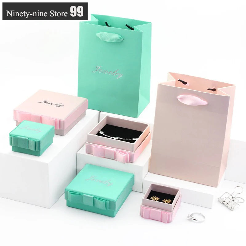 Wholesale China Earring Display Ring Pendant Bracelet Necklace Bracelet watch jewelry boxes and packaging Customize