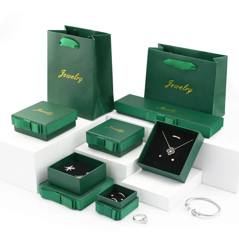Wholesale China Earring Display Ring Pendant Bracelet Necklace Bracelet watch jewelry boxes and packaging Customize